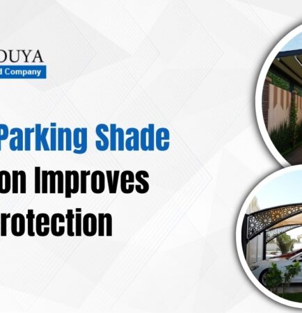 Parking Shade Installation