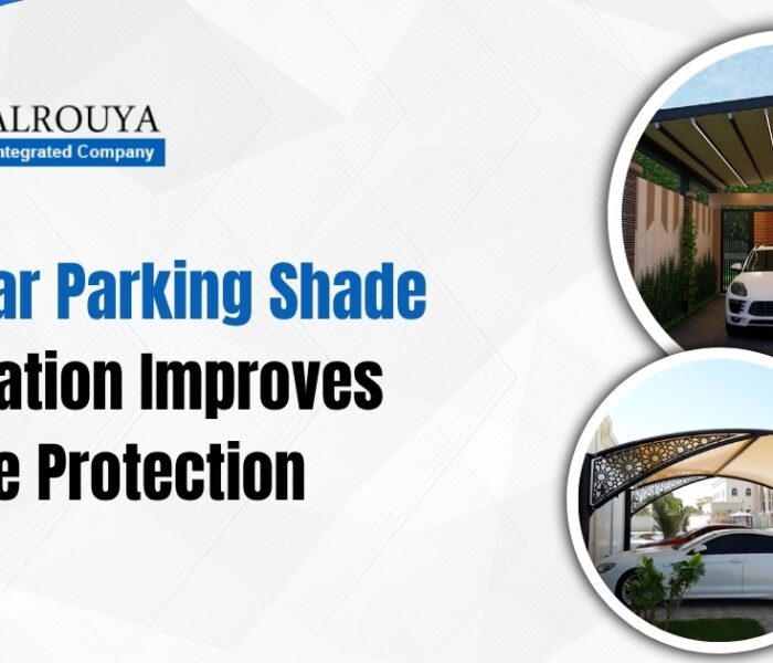 Parking Shade Installation